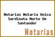 Notarias Notaria Unica Sardinata Norte De Santander