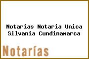 Notarias Notaria Unica Silvania Cundinamarca