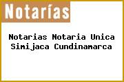 Notarias Notaria Unica Simijaca Cundinamarca
