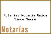 Notarias Notaria Unica Since Sucre