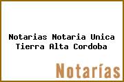 Notarias Notaria Unica Tierra Alta Cordoba