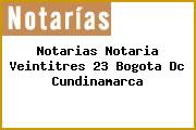 Notarias Notaria Veintitres 23 Bogota Dc Cundinamarca