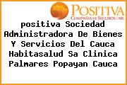 <i>positiva Sociedad Administradora De Bienes Y Servicios Del Cauca Habitasalud Sa Clinica Palmares Popayan Cauca</i>