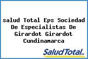 <i>salud Total Eps Sociedad De Especialistas De Girardot Girardot Cundinamarca</i>