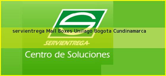 <b>servientrega Mail Boxes Unilago</b> Bogota Cundinamarca