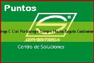 <i>servientrega C Cial Portoalegre Siempre Musika</i> Bogota Cundinamarca