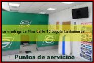Ver servientrega la mina calle 13 bogota cundinamarca <i>servientrega La Mina Calle 13</i> Bogota Cundinamarca
