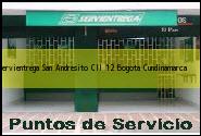 <i>servientrega San Andresito Cll 12</i> Bogota Cundinamarca