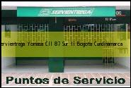 <i>servientrega Yomasa Cll 87 Sur Ii</i> Bogota Cundinamarca
