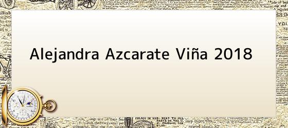 Alejandra Azcarate Viña 2018