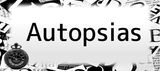 autopsias Autopsias
