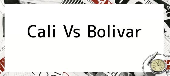 Cali Vs Bolivar