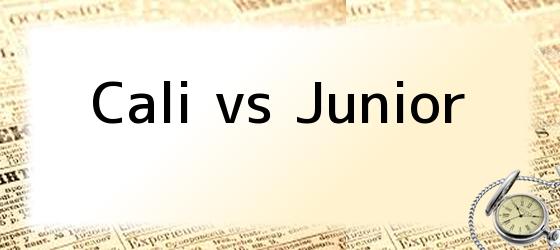 Cali vs Junior