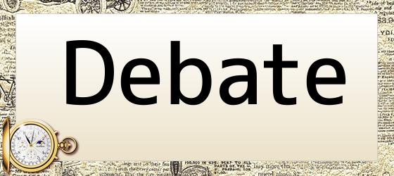 Debate