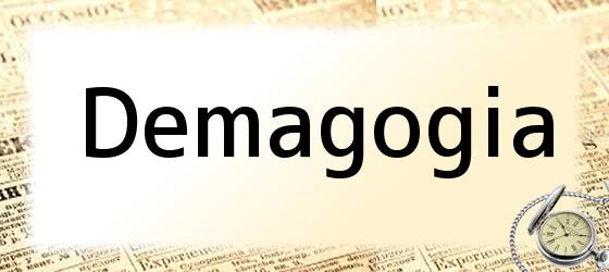 Demagogia