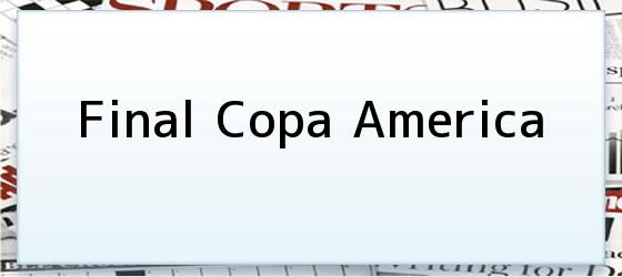 Final Copa America