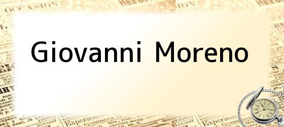giovanni moreno Giovanni Moreno