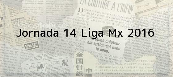 Jornada 14 Liga Mx 2016