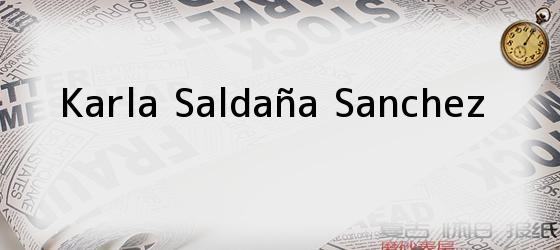 Karla Saldaña Sanchez