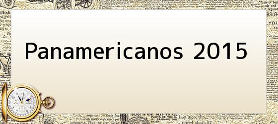 Panamericanos 2015