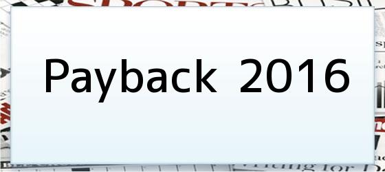 Payback 2016