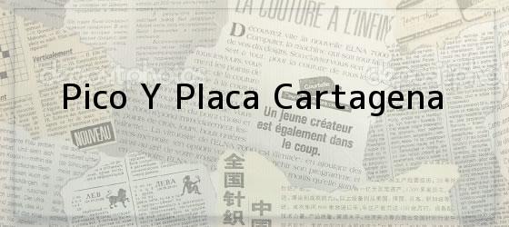 Pico Y Placa Cartagena