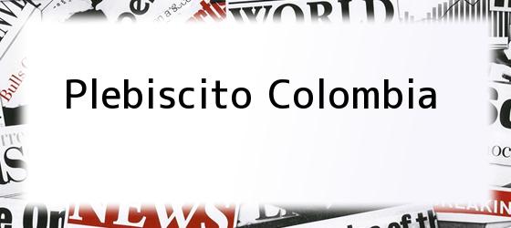 Plebiscito Colombia