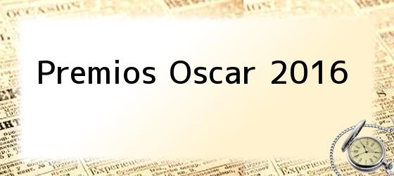 Premios Oscar 2016