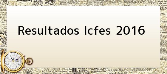 Resultados Icfes 2016