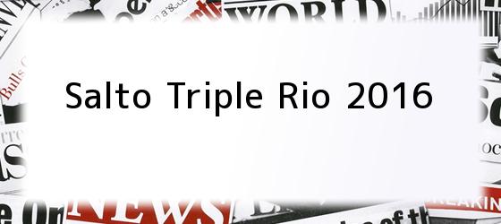 Salto Triple Rio 2016