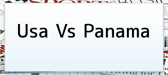 Usa Vs Panama