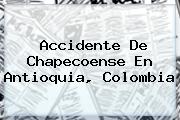 <b>Accidente De Chapecoense En Antioquia, Colombia</b>
