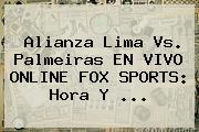Ver alianza lima vs palmeiras en vivo online fox sports hora y Alianza Lima Vs. Palmeiras EN <b>VIVO</b> ONLINE <b>FOX SPORTS</b>: Hora Y ...