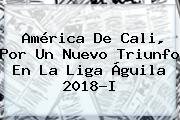 <b>América De Cali</b>, Por Un Nuevo Triunfo En La Liga Águila 2018-I