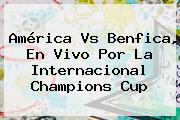 <b>América Vs Benfica</b>, En Vivo Por La Internacional Champions Cup