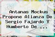 Antanas Mockus Propone Alianza De <b>Sergio Fajardo</b> Y Humberto De ...