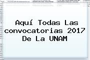 Aquí Todas Las <b>convocatorias 2017</b> De La <b>UNAM</b>