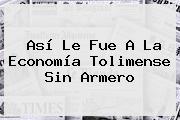 Ver asi le fue a la economia tolimense sin armero Así Le Fue A La Economía Tolimense Sin <b>Armero</b>