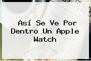 Así Se Ve Por Dentro Un <b>Apple Watch</b>