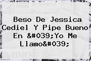 Beso De Jessica Cediel Y <b>Pipe Bueno</b> En 'Yo Me Llamo'