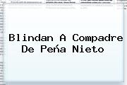 Blindan A Compadre De <b>Peña Nieto</b>