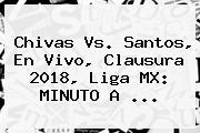 Ver chivas vs santos en vivo clausura 2018 liga mx minuto a <b>Chivas Vs</b>. <b>Santos</b>, En Vivo, Clausura 2018, Liga MX: MINUTO A ...