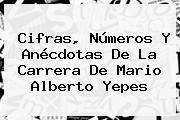 Cifras, Números Y Anécdotas De La Carrera De <b>Mario Alberto Yepes</b>