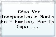 Cómo Ver <b>Independiente Santa Fe</b> - Emelec, Por La Copa ...