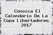 Conozca El Calendario De La <b>Copa Libertadores 2017</b>