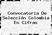 Convocatoria De <b>Selección Colombia</b> En Cifras