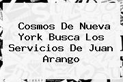 Cosmos De Nueva York Busca Los Servicios De <b>Juan Arango</b>