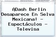 ¡<b>Dash Berlin</b> Desaparece En Selva Mexicana! - Espectáculos - Televisa