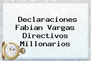 Declaraciones Fabian Vargas Directivos <b>Millonarios</b>