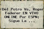 Del Potro Vs. Roger Federer EN <b>VIVO</b> ONLINE Por <b>ESPN</b>: Sigue La ...